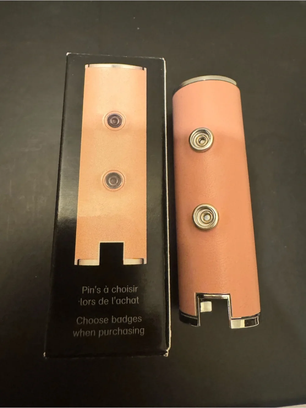 BNIB Rare Givenchy Le Rouge Custom Couture Lipstick Cap Case N° 41 Pink Leather